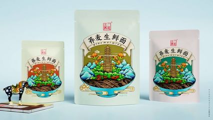 荞麦生鲜面包装设计 展现乡土风味与现代美学的融合